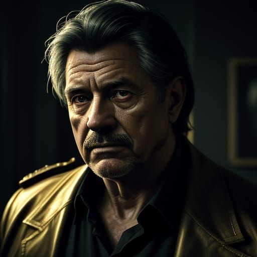 Hyperrealistic Father in Cinematic Film Still