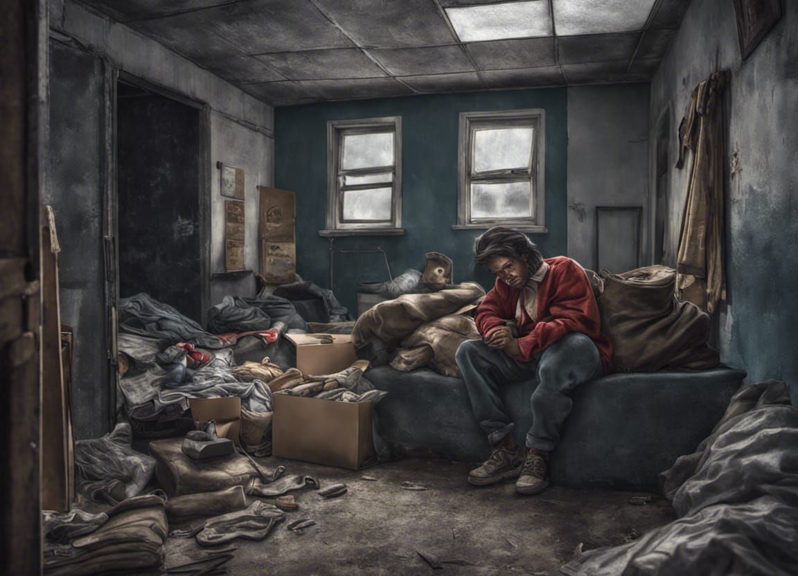 Hyperrealistic Shelter: Homeless Youth's Secret Hideout