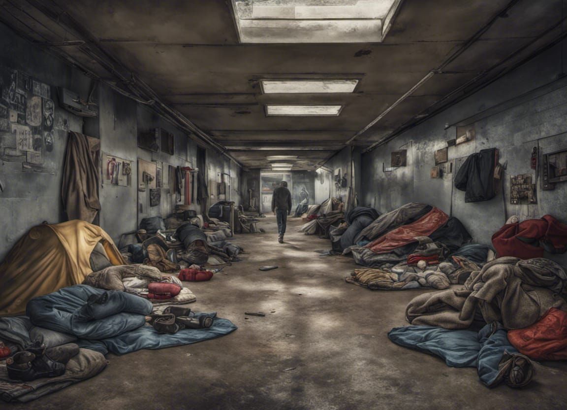 Homeless Youths' Secret Shelter: A Hyperrealistic Visual Sto...