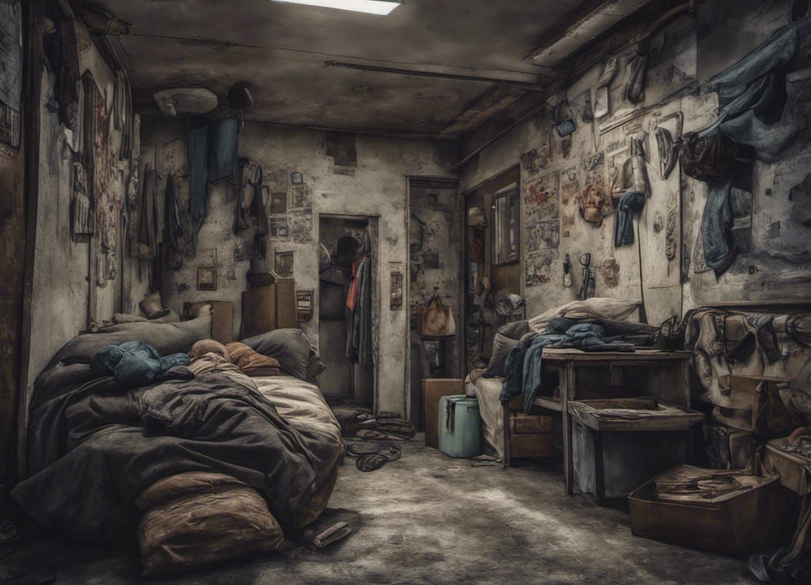 Secret Teen Shelter: Hyperrealistic HDR Visual Story