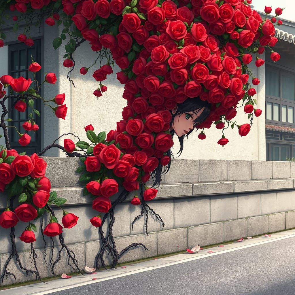 Ancient Beauty Adorns Huizhou Building in Vibrant Floral Spl...