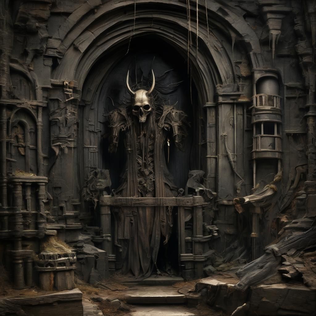 Grimdark Landscape in Somber Palette