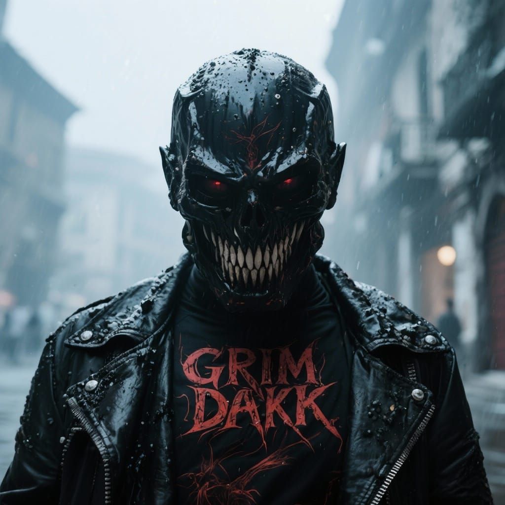 Grimdark Scene Photographed in Moody Style