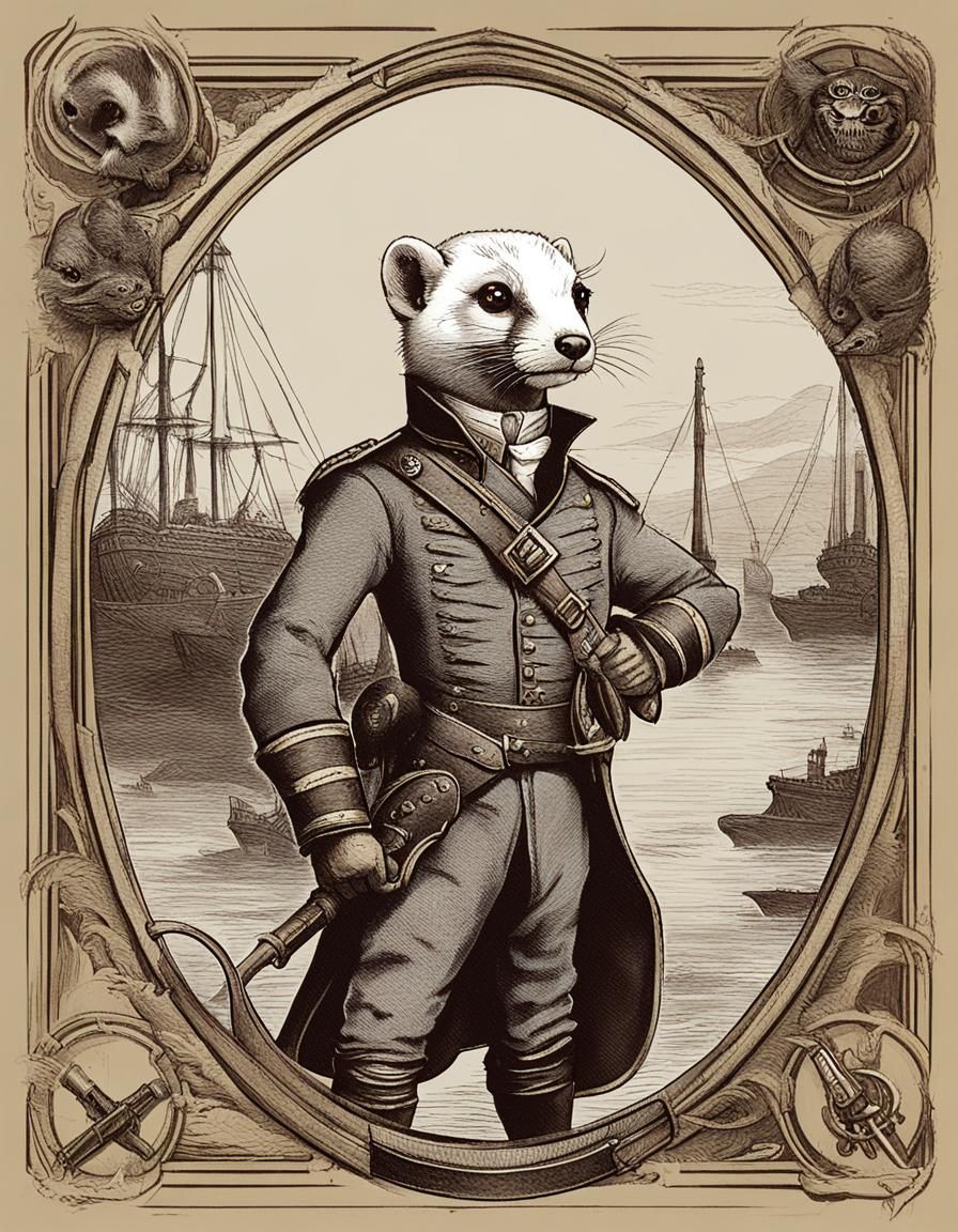 Weasel Captain Portrait