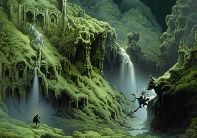 Horror Engraving in the Style of Doré