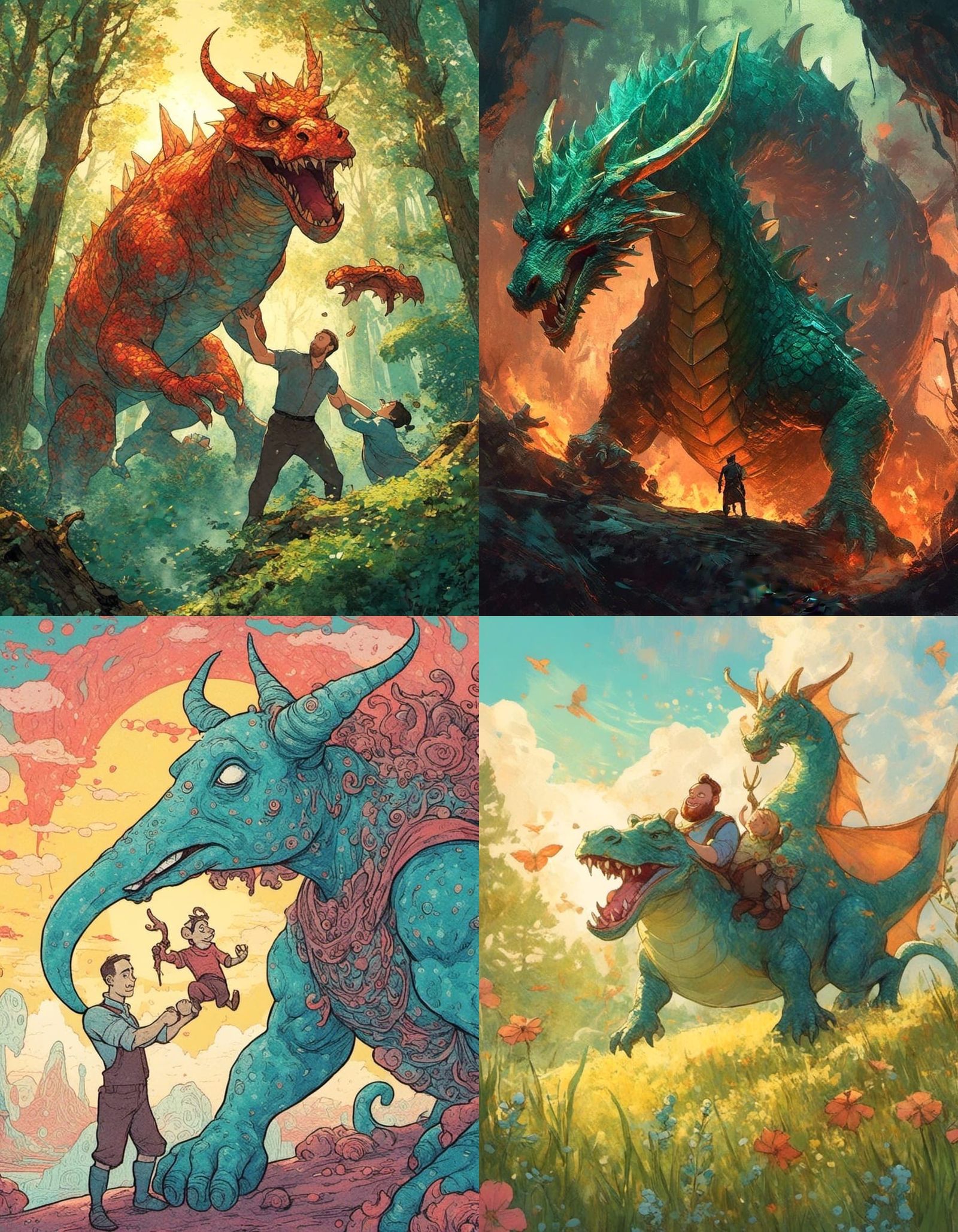 <lora:Jef:1.0> Slonkin’ fat doinks with a dragon