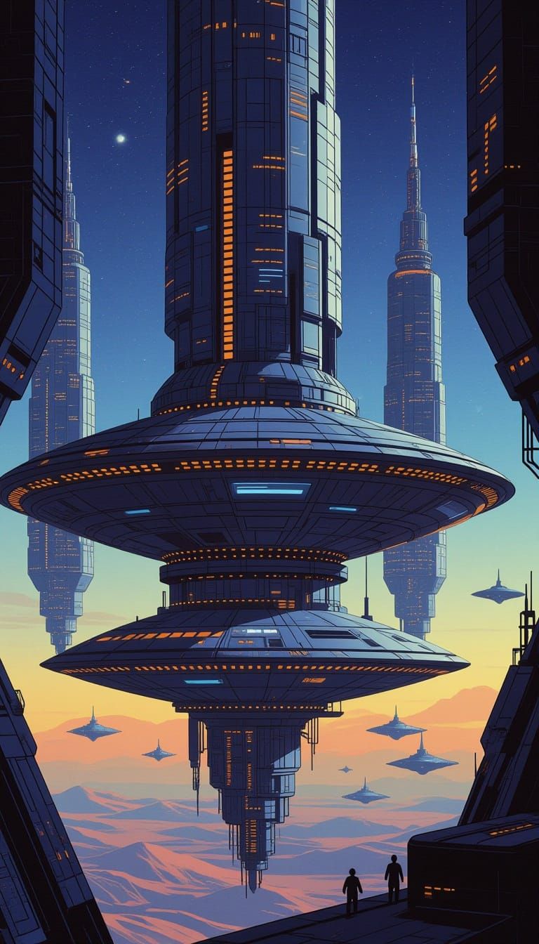 Vast Orbital Complex: Intergalactic Spacecraft Navigation Ce...