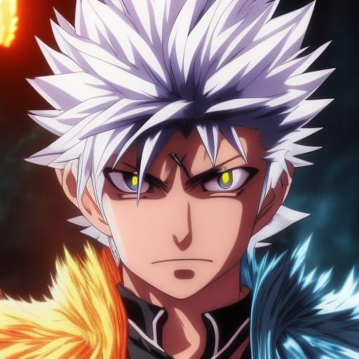 Electric Ninja Warrior in Anime Style