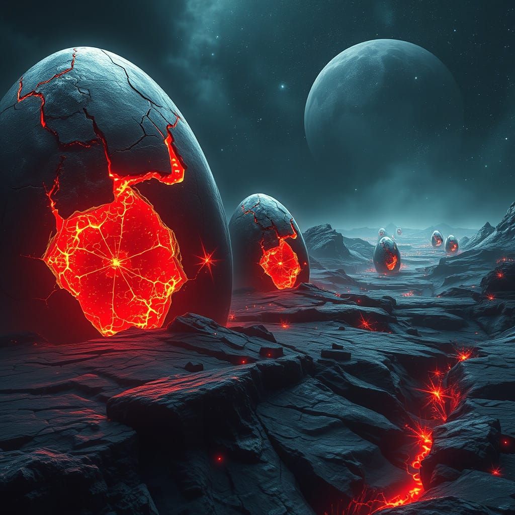 Mystic Power of the Glowing Cracked Eggs