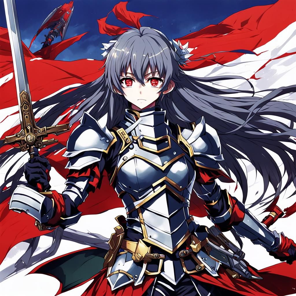 Blood Red Knight Commander Igris: Anime Style