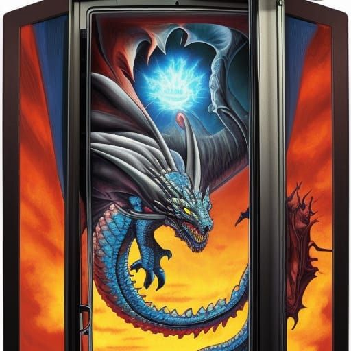 Dragon Portal Emerges from Scary Refrigerator