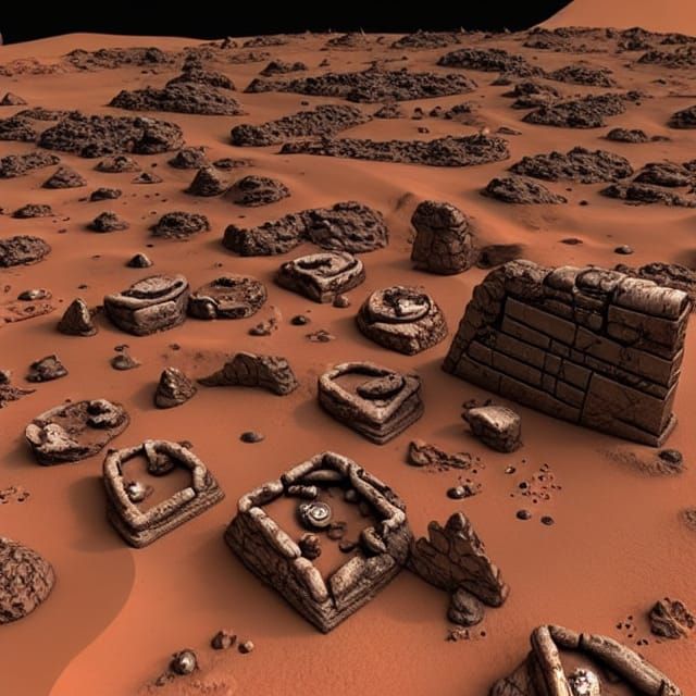 Space Elf Ruins Discovered on Mars
