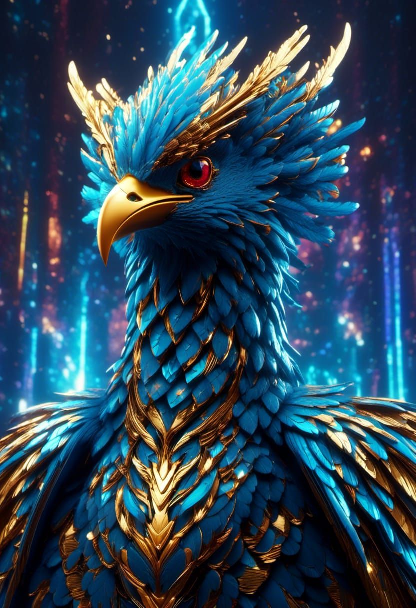 Cybernetic Articuno Splash Art: A Pokémon Reimagining