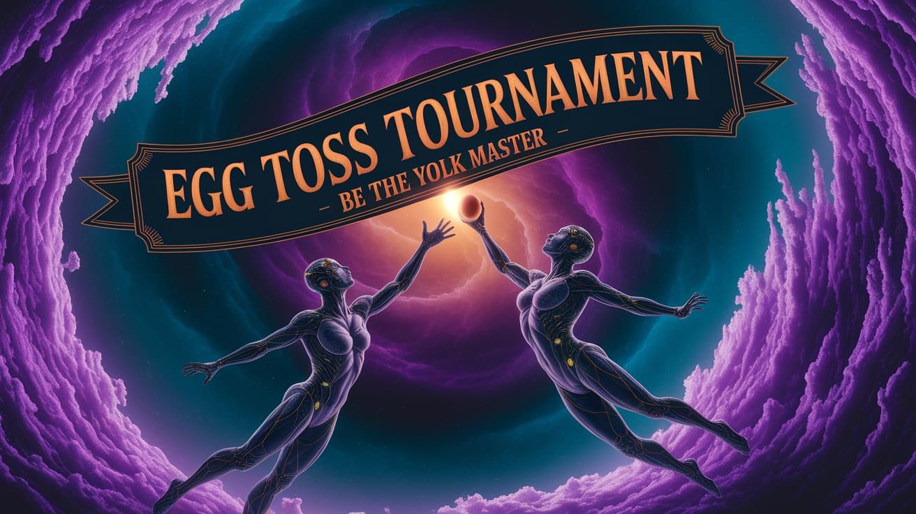Egg Toss Tournament in Cosmic Nebula