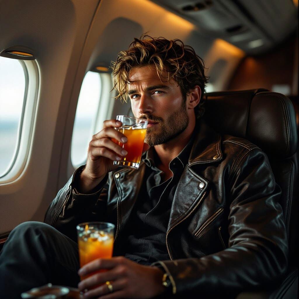 Country Boy's Flight: A Photographic Painting