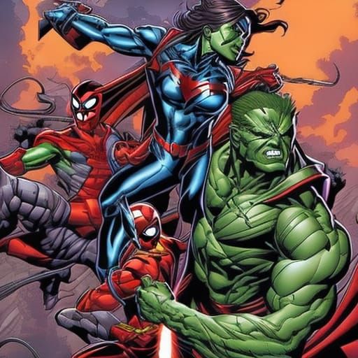 Hybrid of Superheroes