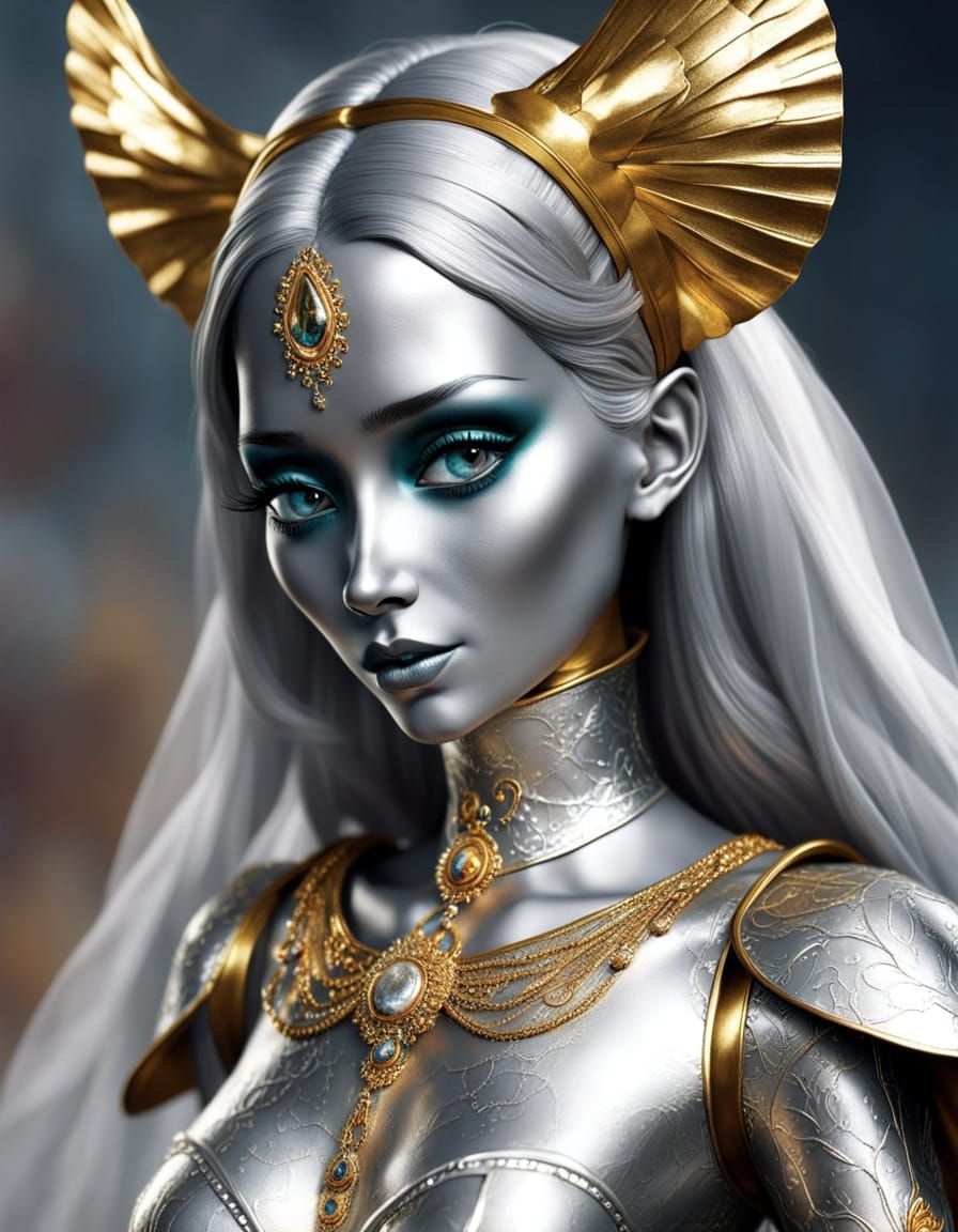 She Walks in Disguise with Anthropomorphic Arsenic & Tin