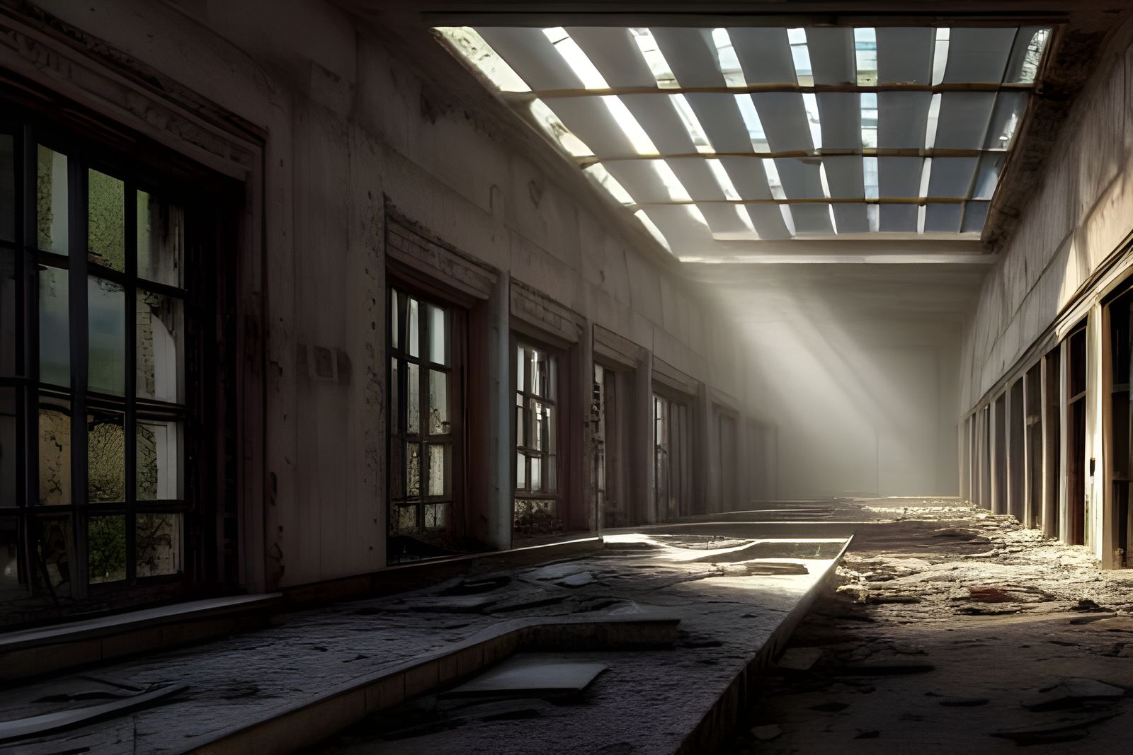 Post-Human City: Hyperrealistic 16K Render