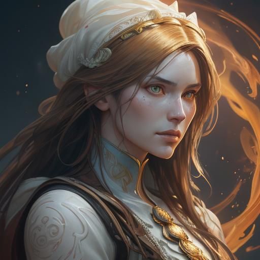 Pasta Portrait: Hyper-Realistic Digital Art