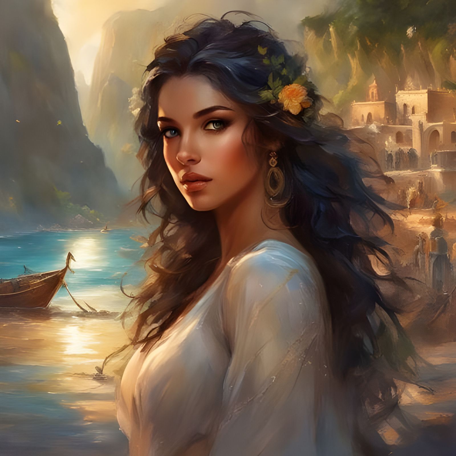 Stunning Portrait of Brazilian Girl in Rio