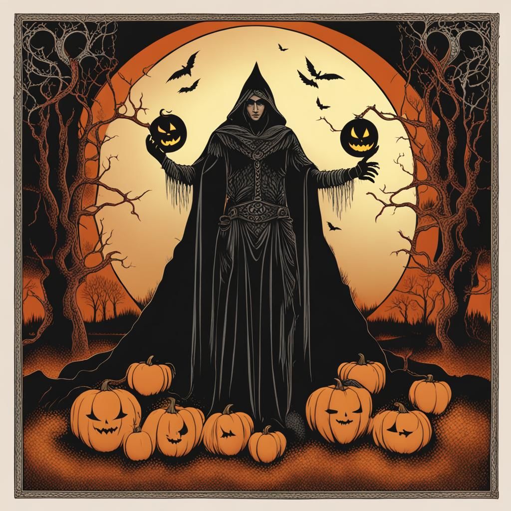 Evocative Samhain Image Generated by AI