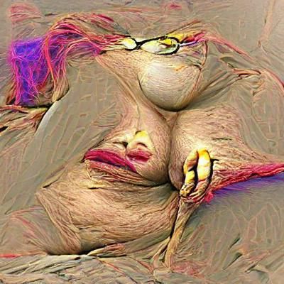 Beautiful Woman Portrait Generated by AI