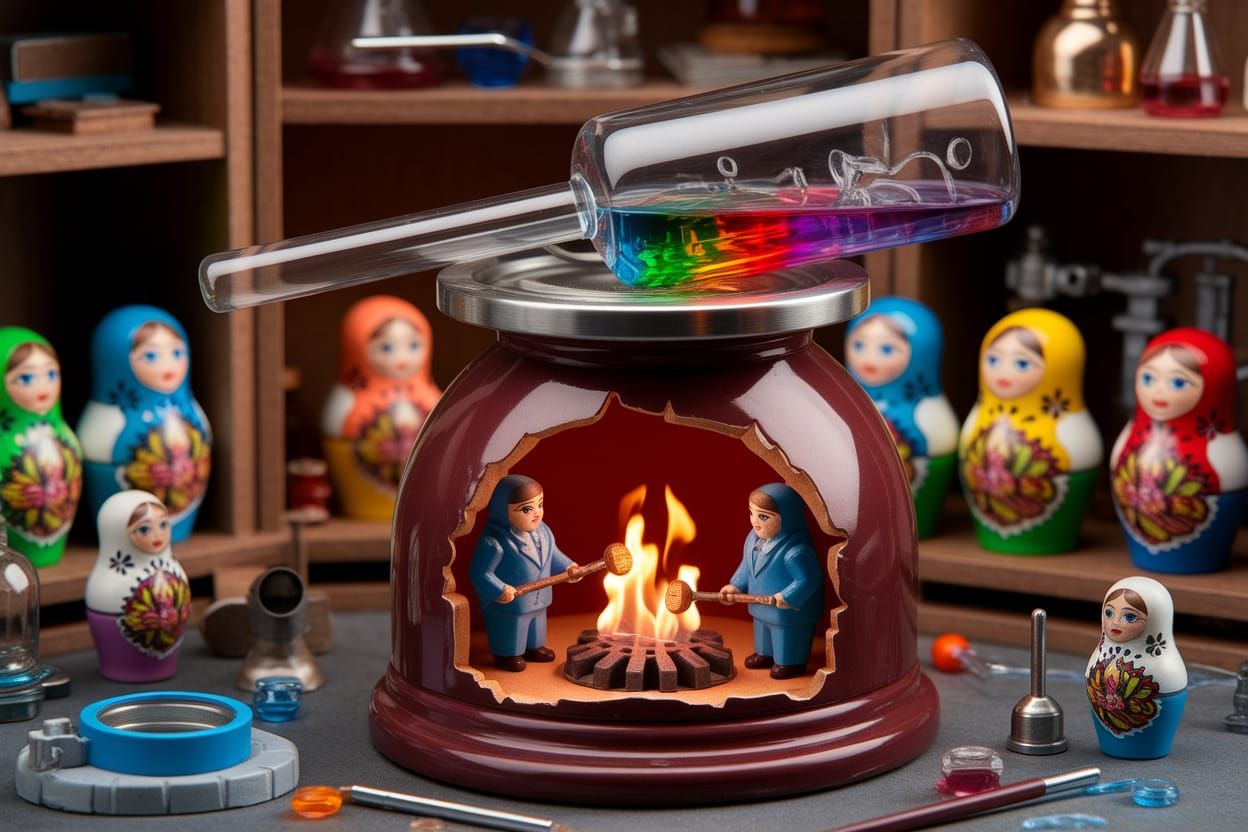 Cutaway Matryoshka Tiny Lab