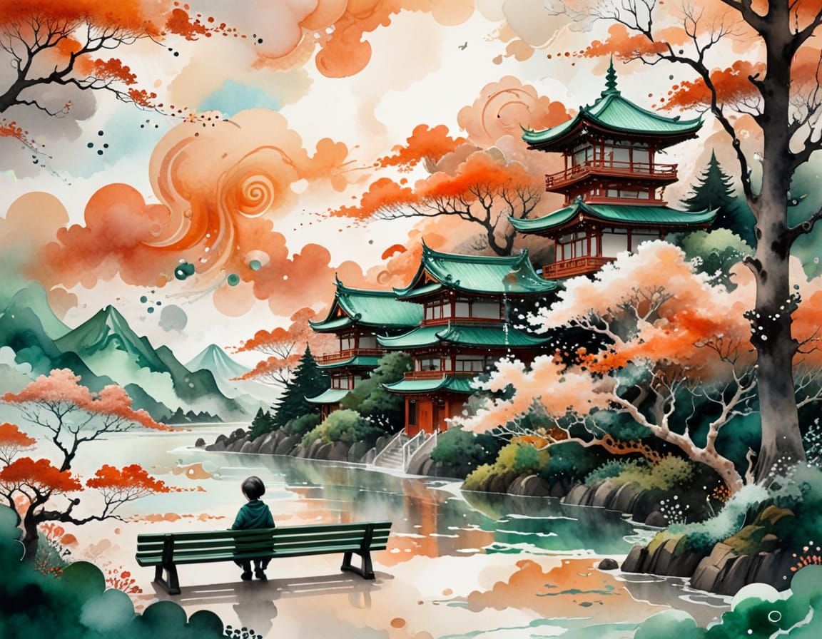 (bench in Tokyo:1.2), Natasha Wescoat and Willem Haenraets, ...