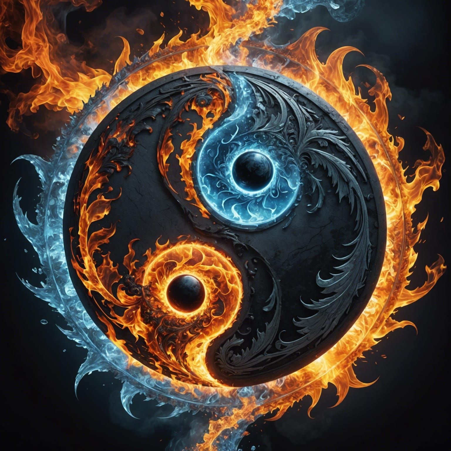 Duality of fire and ice