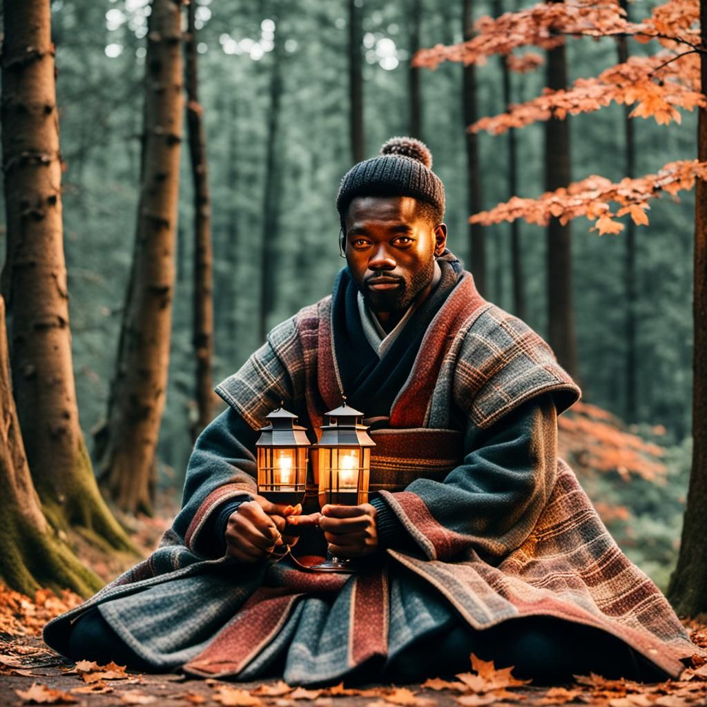 AI Generated Image of a Cozy Evening Scene