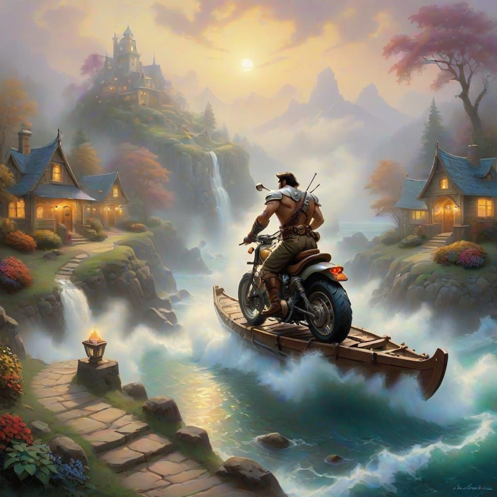 When you’re in a hurry, you travel by bike, by air, and by b...