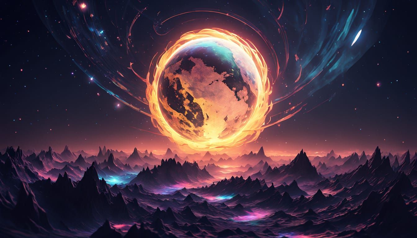 Ominous Moon Falls to Earth in Apocalyptic Event