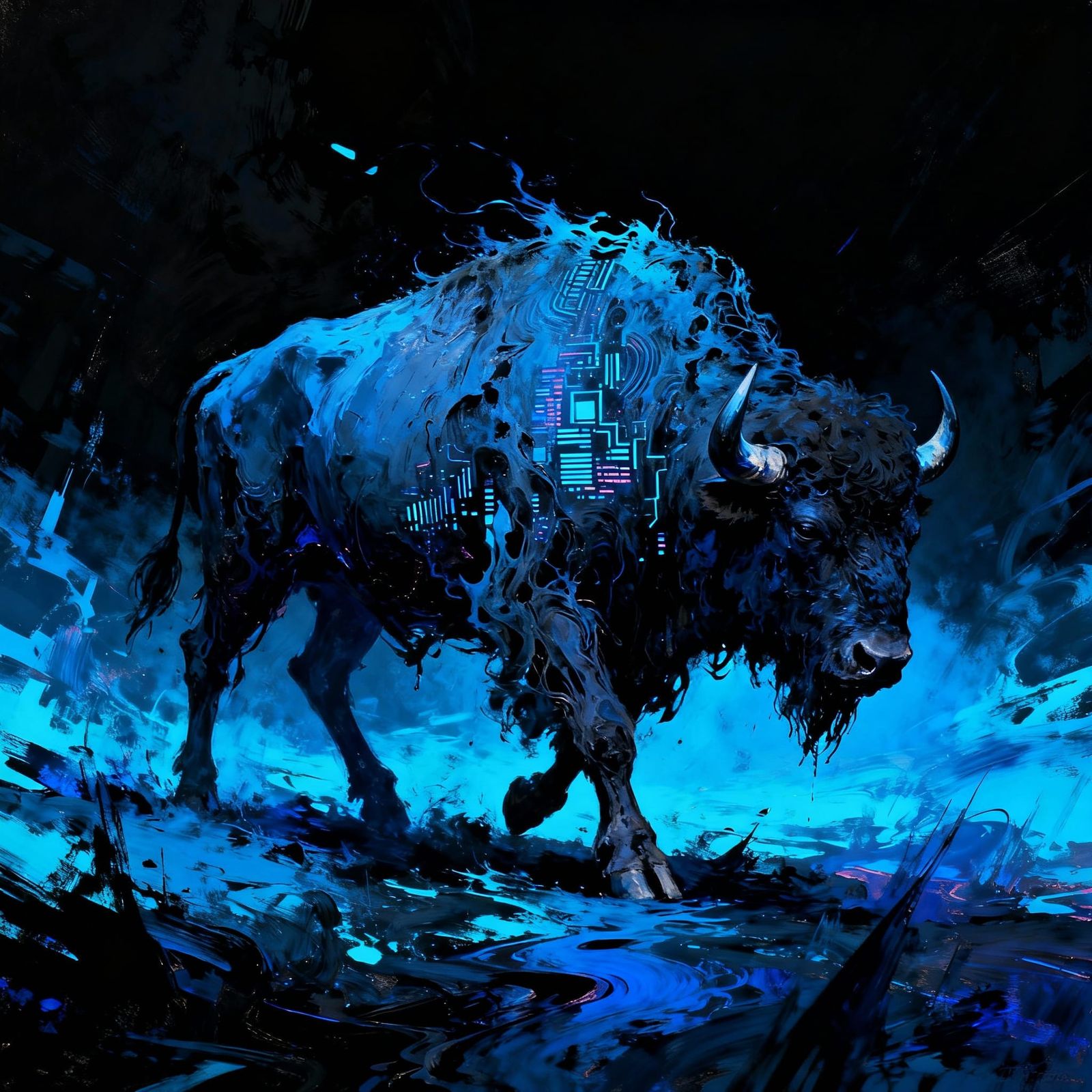 Mutated Bison in Unraveling Abstract Reality