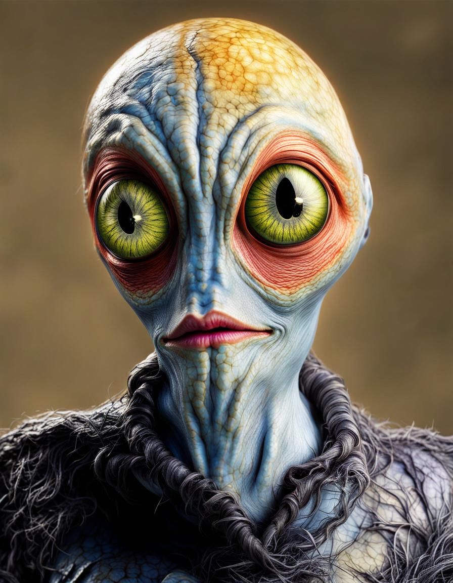 Photorealistic Aliens: Beautiful, Complex, and Emotional