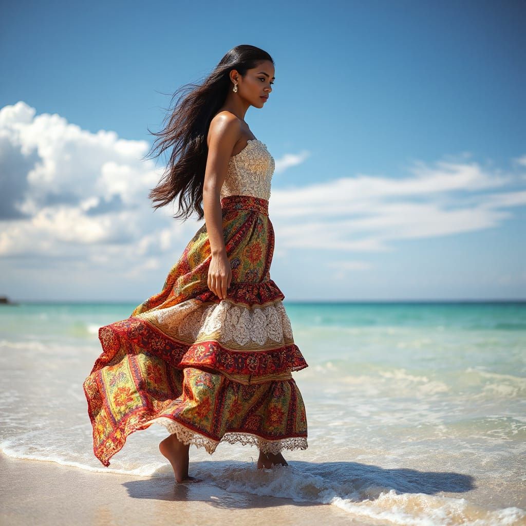 Globe-Trotting Goddess in Sunlit Splendor