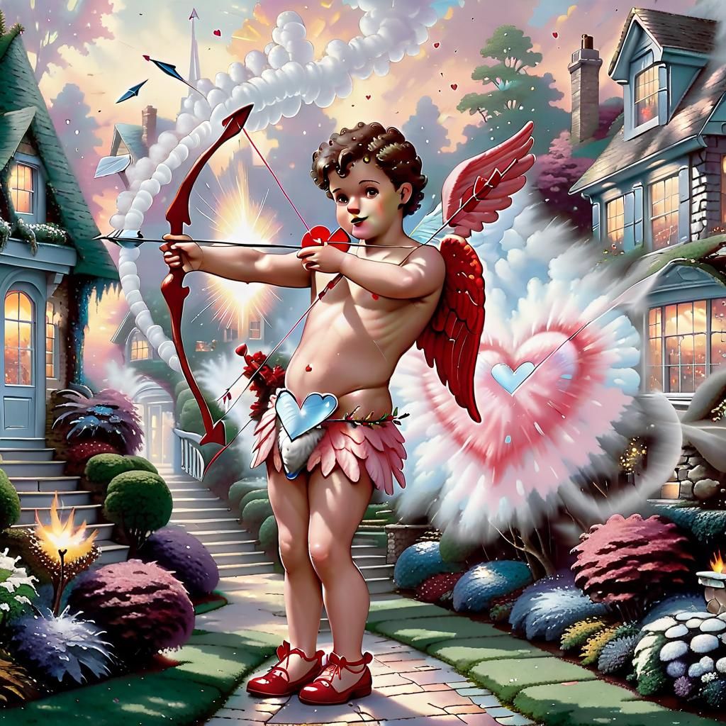 Cupid's Arrow: Ethereal Fantasy of Love