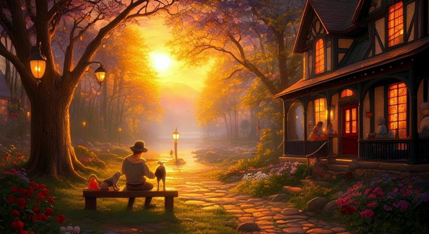 Ethereal Fantasy Scene in Hyperdetailed Mist