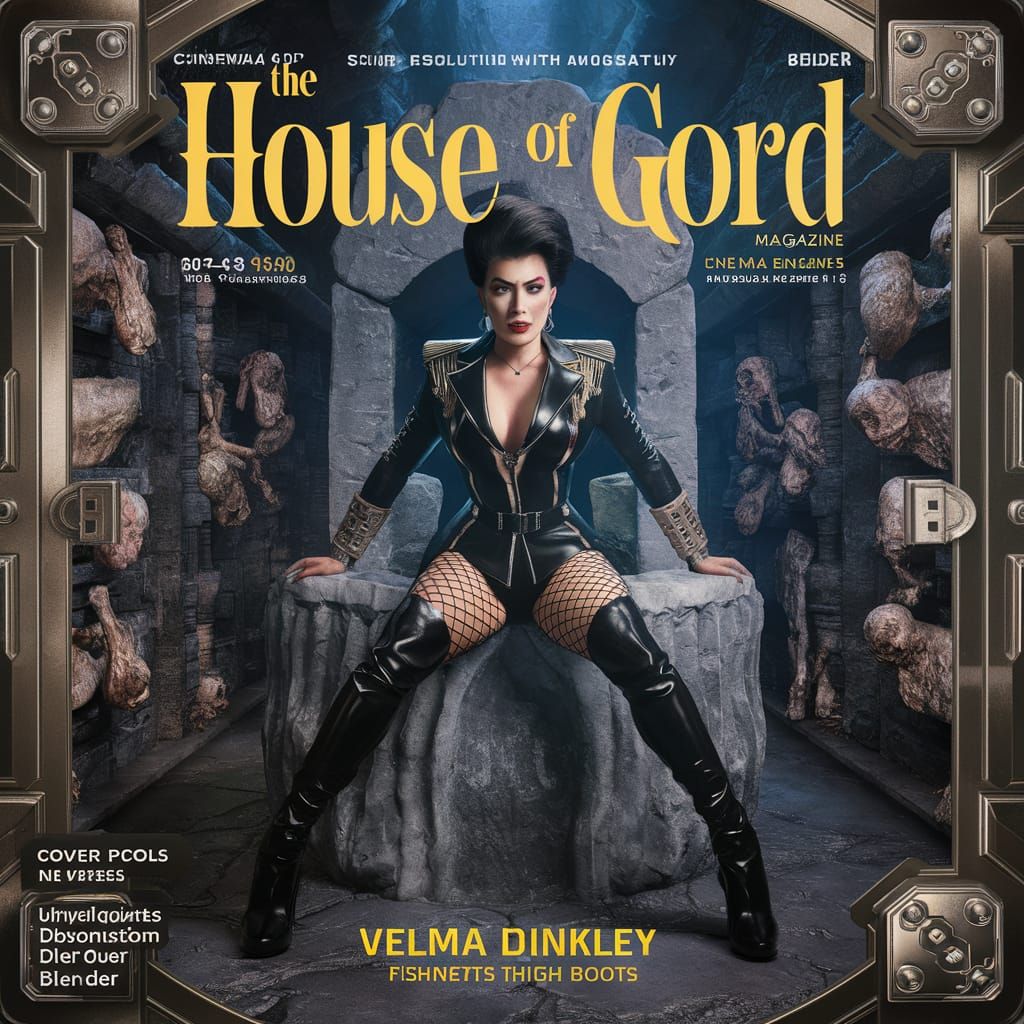 House of Gord Magazine Cover: Sci-Fi Tomb