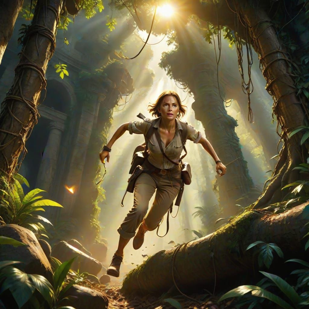 Golden Hour Adventure in the Jungle