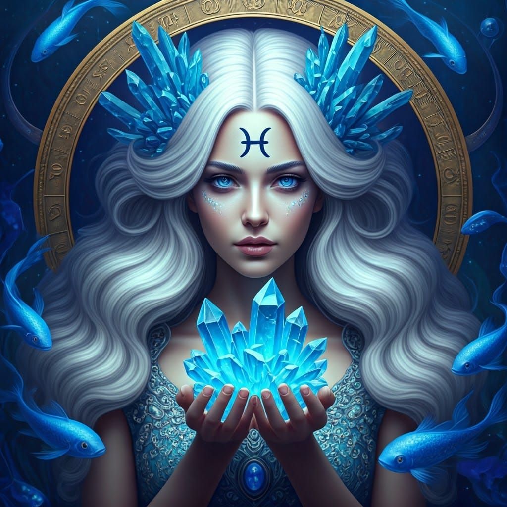 Celestial Goddess in Ethereal Glory