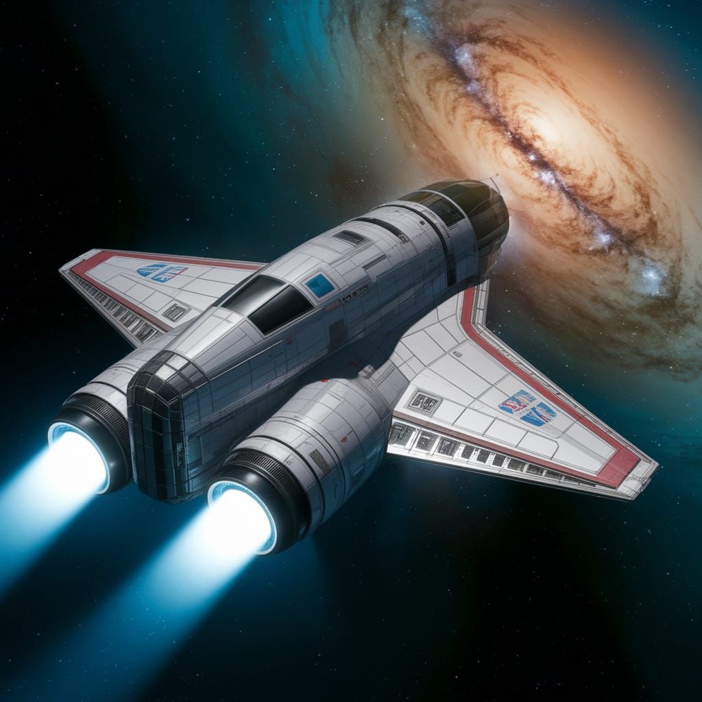 Galactic Experimental Shuttle Warps Space
