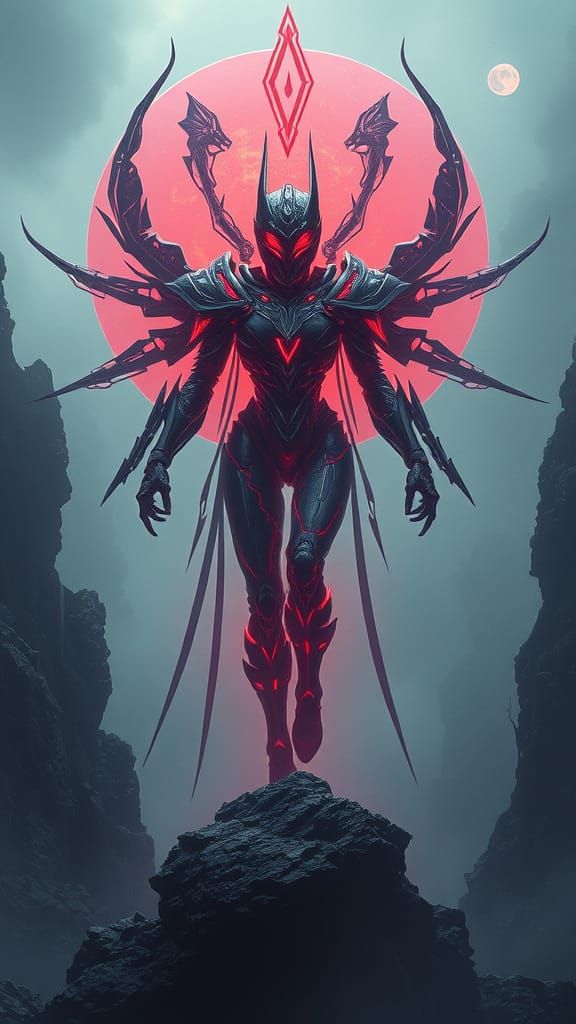 Gothic Hyperfuturism in Dark Artistic Splendor