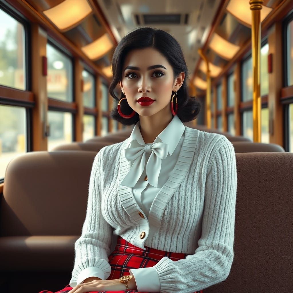 Refined Lady in Luxurious Surroundings