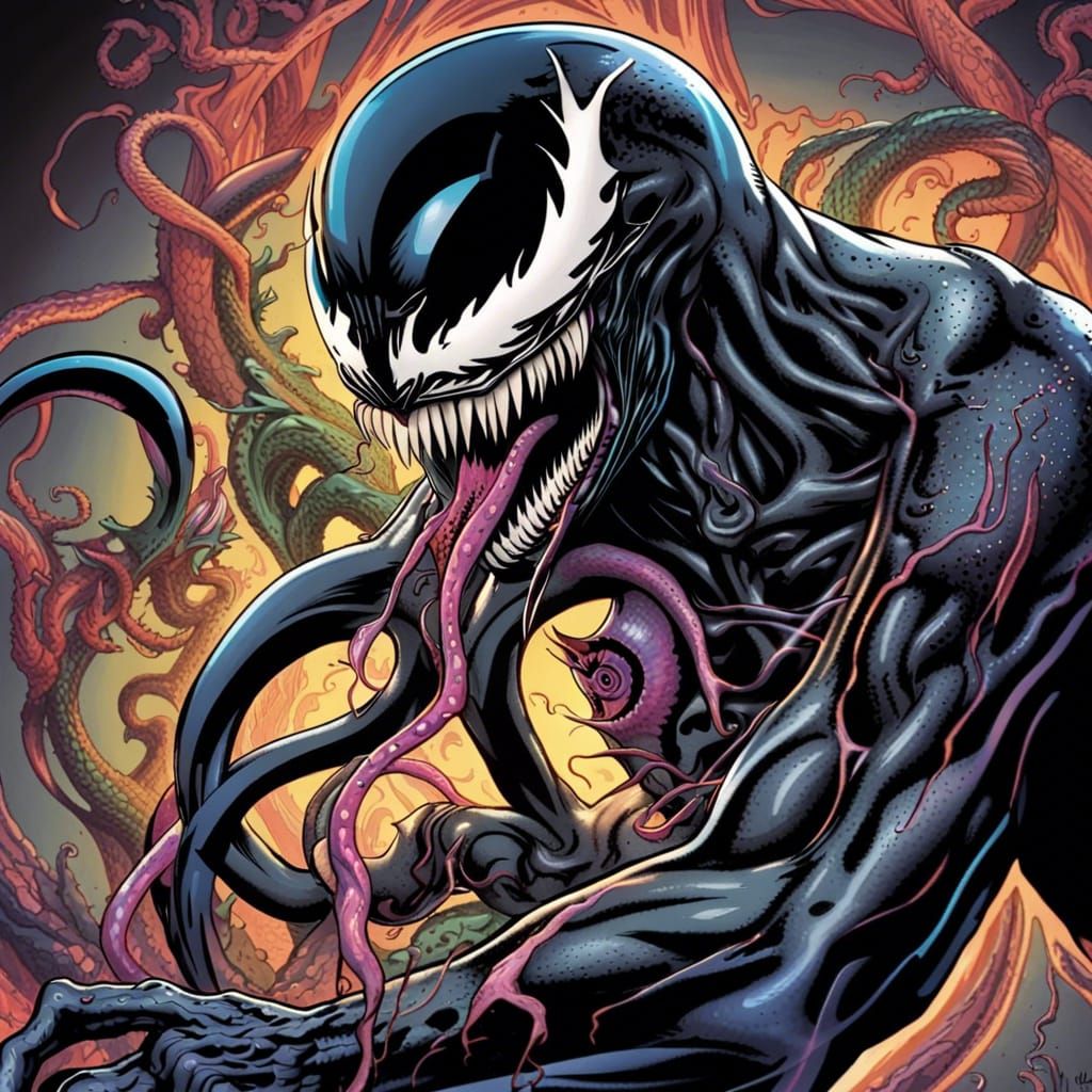 Venom the Symbiote: Multicolored Extraterrestrial in Anime S...