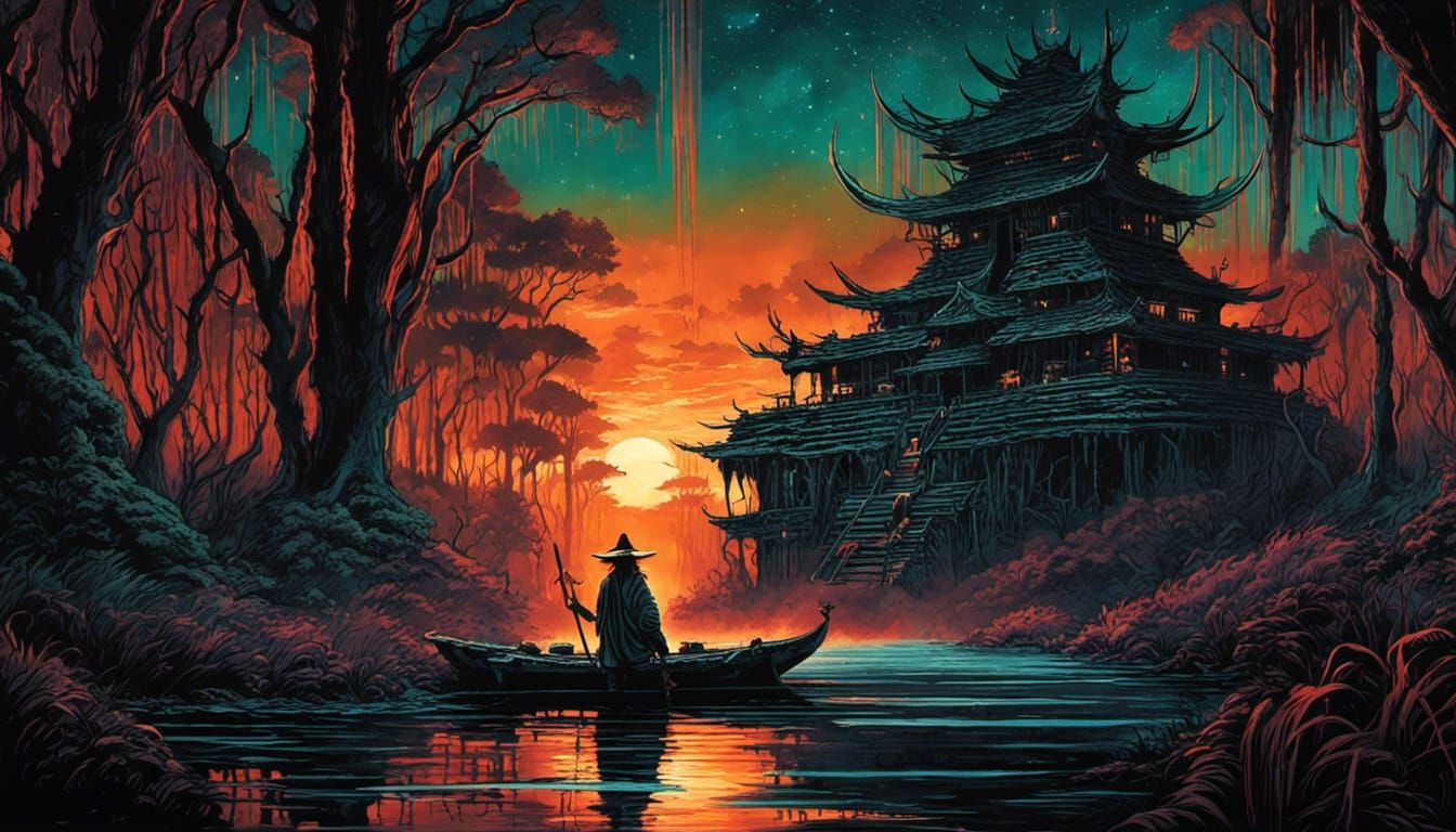 Space Being Captures Shaman: Dark Fantasy Studio Ghibli