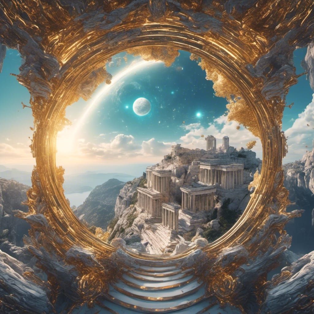 Mystic Acropolis: A Houdini-esque Dreamscape