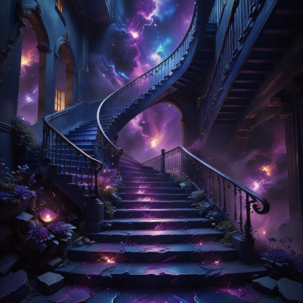Infinite Spiral Staircase in Cosmic Abyss