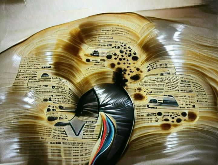 Vintage Vinyl Record on Turntable