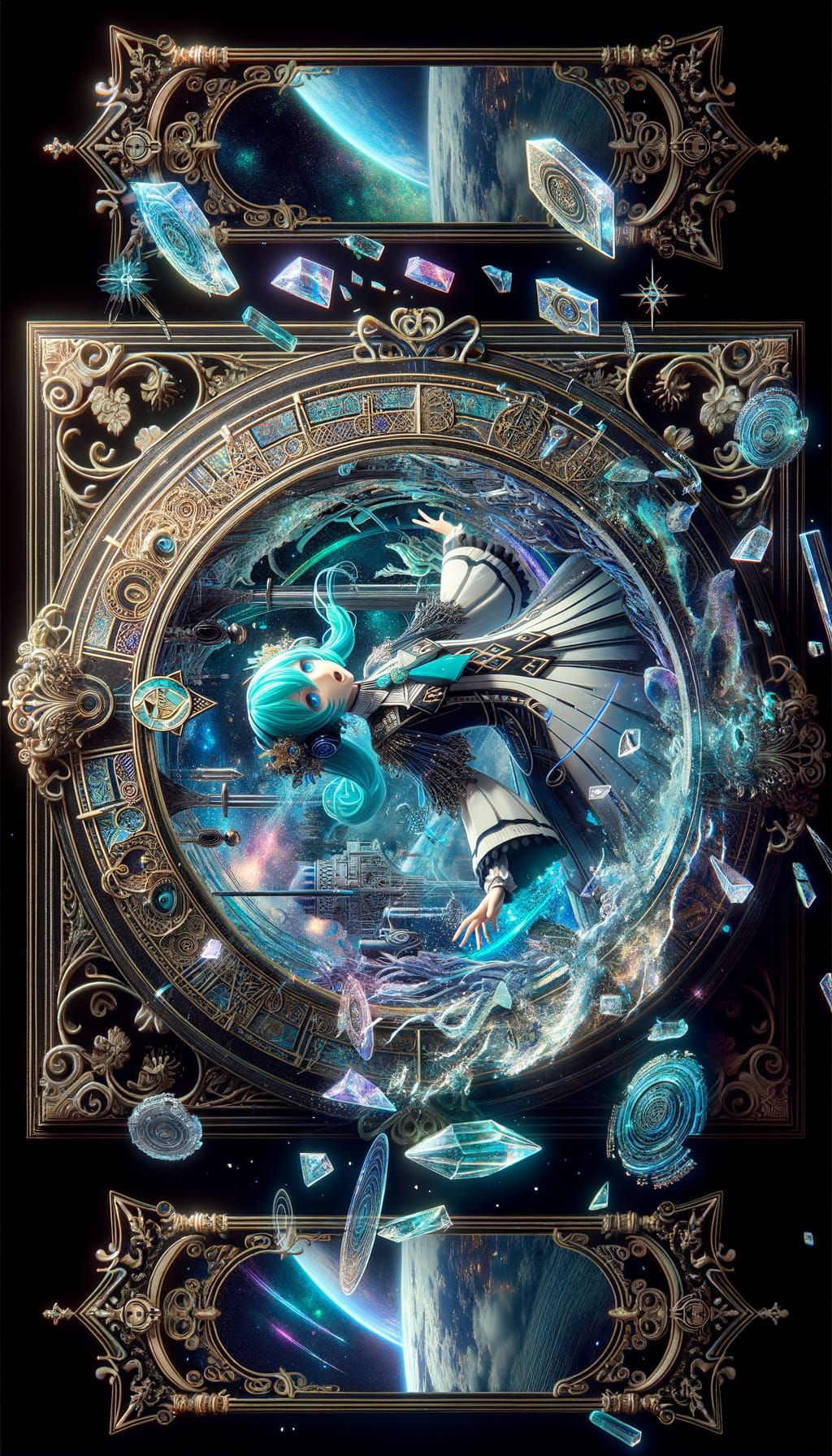 Hatsune Miku Emerges in Arcane Portal