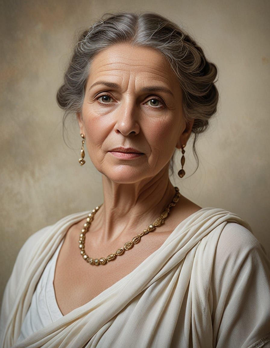 Portrait of a charming woman